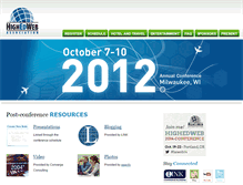 Tablet Screenshot of 2012.highedweb.org